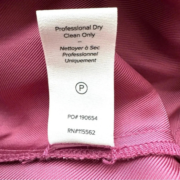 NWT CINQ À SEPT MathieuTwill Satin Jacket Mauve Pink Size M - Picture 15 of 17